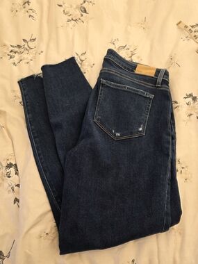 PAIGE Dark Indigo Skinny Jeans